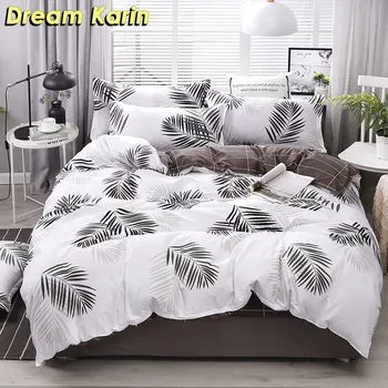 Nordic Simple Beding Set Adult Duvet Cover Комплекти спално бельо спално бельо чаршаф Single Double Queen King size Qulit Covers 240/220