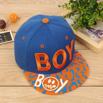 2018 New Spring Summer Baby 3D Letter BOY cap boy регулируема бейзболна шапка 3-8 години децата възстановяване на предишното положение хип-хоп шапка Sun Hat