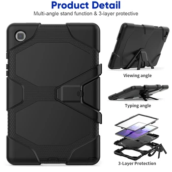За Samsung Galaxy Tab A7 T500 2020 Case with Screen Protector Tablet case For Galaxy Tab A7 10.4