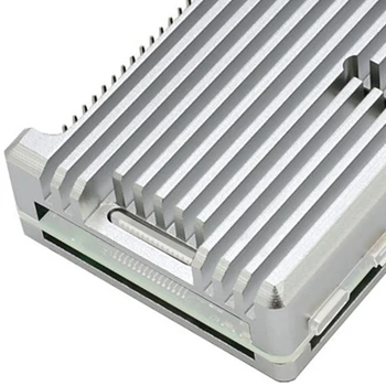 Радиатор от алуминиева сплав, защитен калъф метална охлаждаща обвивка за Raspberry Pi Model 3 B/B+ аксесоари