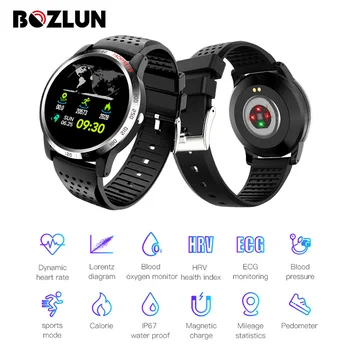 Bozlun W3 Smartwatch кръвно налягане на кислород монитор на сърдечната честота Здравето на Фитнес тракер смарт гривна за Huawei IOS Android