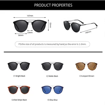 Pro Acme Luxury Designer ретро пилот мъжки слънчеви очила polarized TR90 рамка кръгли слънчеви очила за шофиране нюанси за жени PC1629
