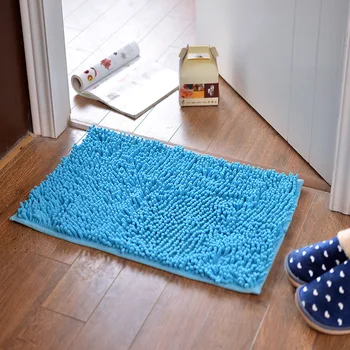 Плътен цвят килим водопоглъщаемост противоскользящий мат Мат пол Спалня Хол килим с кухненски мат вратата килим тоалетна килим